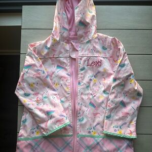 Joseph Pink Unicorn Raincoat